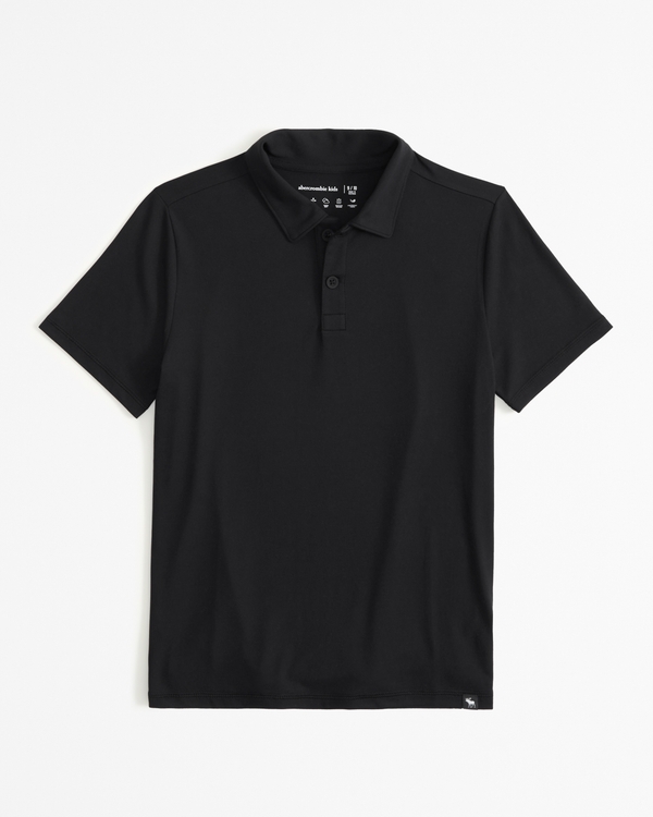 active airknit polo, Black