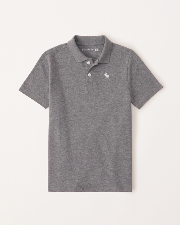 icon pique polo, Grey