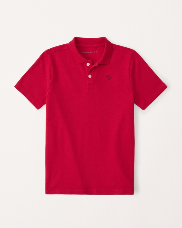 icon pique polo, Red