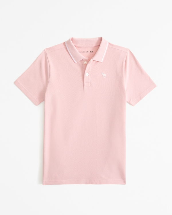 polo iconica in piqué, Light Pink