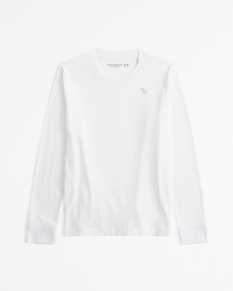 essential long-sleeve icon crew tee