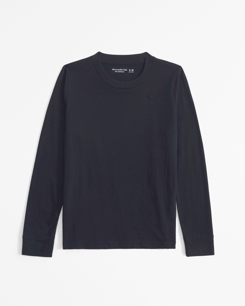 essential long-sleeve icon crew tee