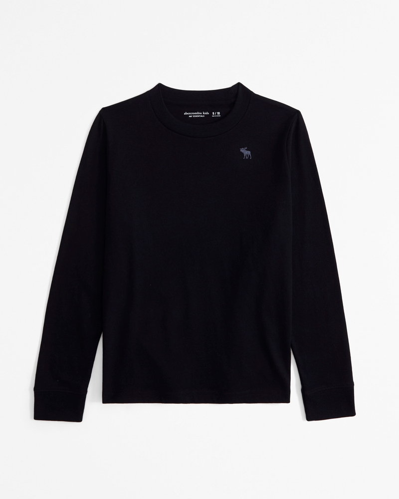 essential long-sleeve icon crew tee