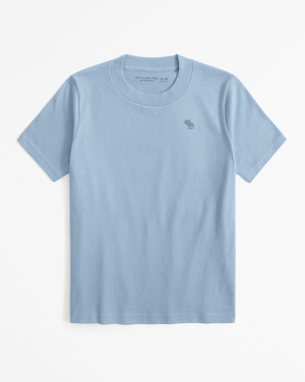 essential icon crew tee, Blue