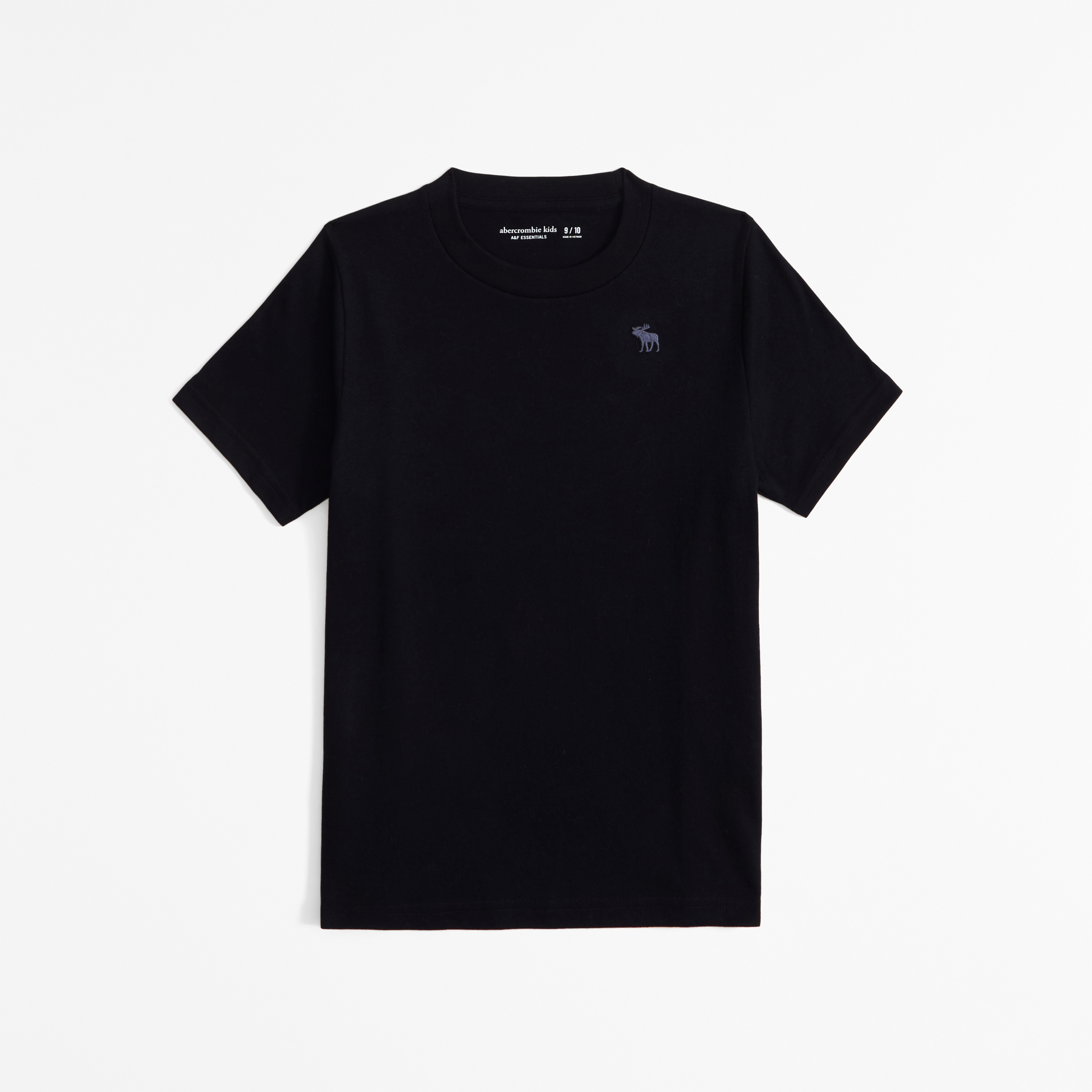 Abercrombie & Fitch Kids' Essential Icon Crew Tee In Black