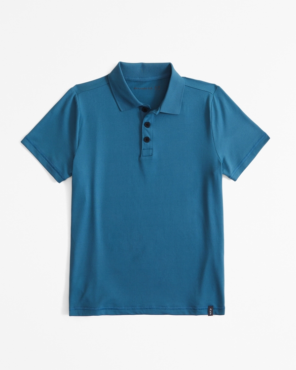 active airknit polo, Blue