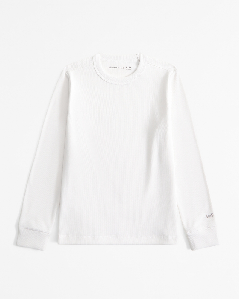 cozy long-sleeve rib tee