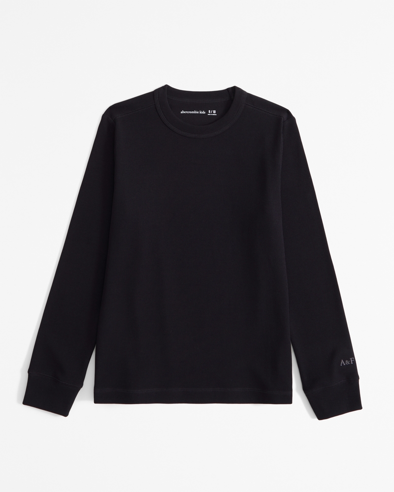 cozy long-sleeve rib tee