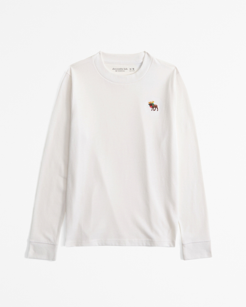 essential long-sleeve icon crew tee