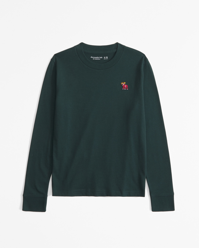 essential long-sleeve icon crew tee