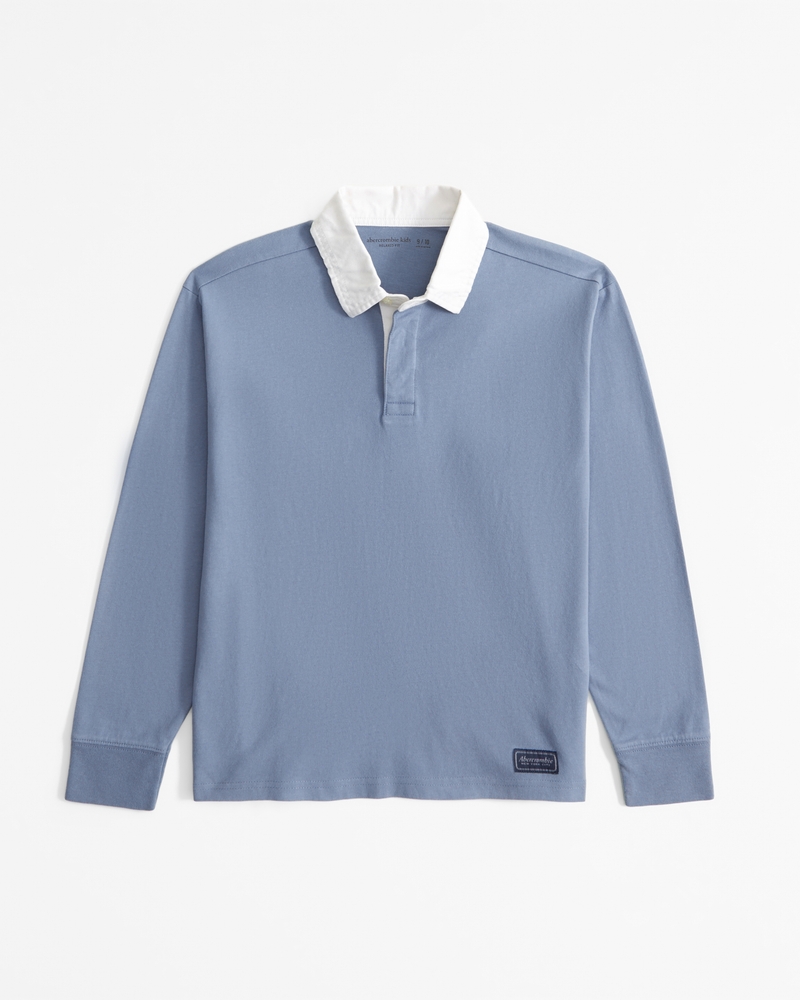 long-sleeve rugby polo