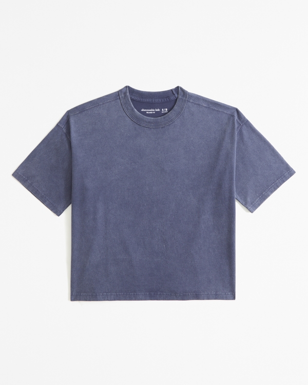 boxy tee, Vintage Indigo