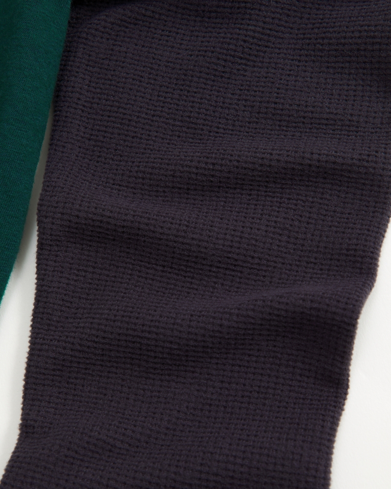 long-sleeve cozy twofer tee