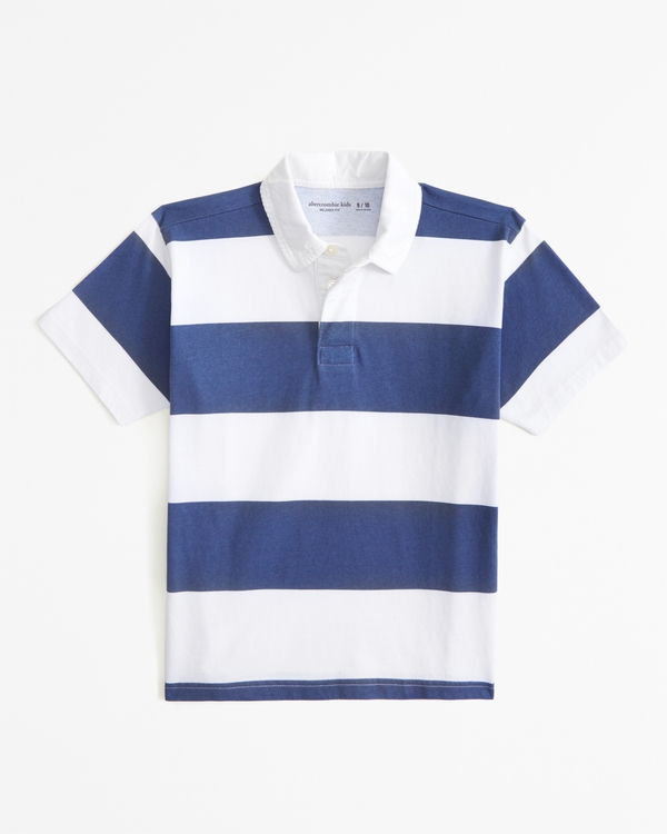 rugby polo, Blue Stripe