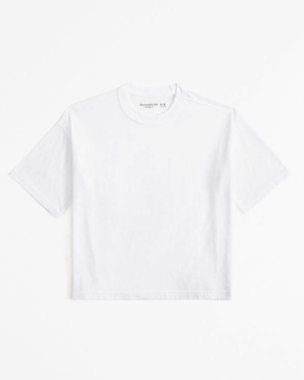 boxy tee, White