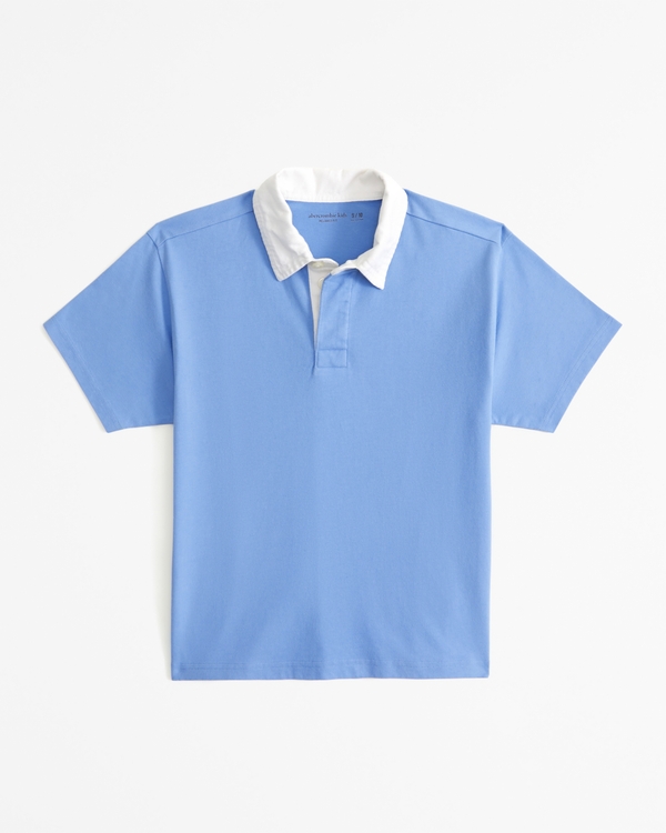 rugby polo, Cloudy Blue