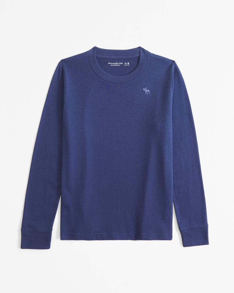 essential long-sleeve icon crew tee