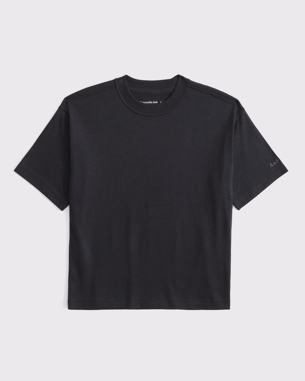 essential relaxed tee, Black view 1