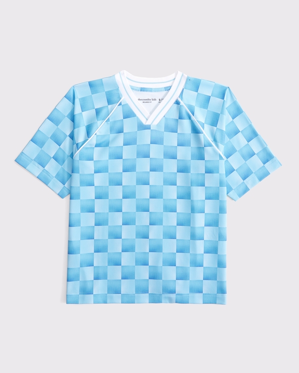 soccer jersey, Blue Pattern view 1