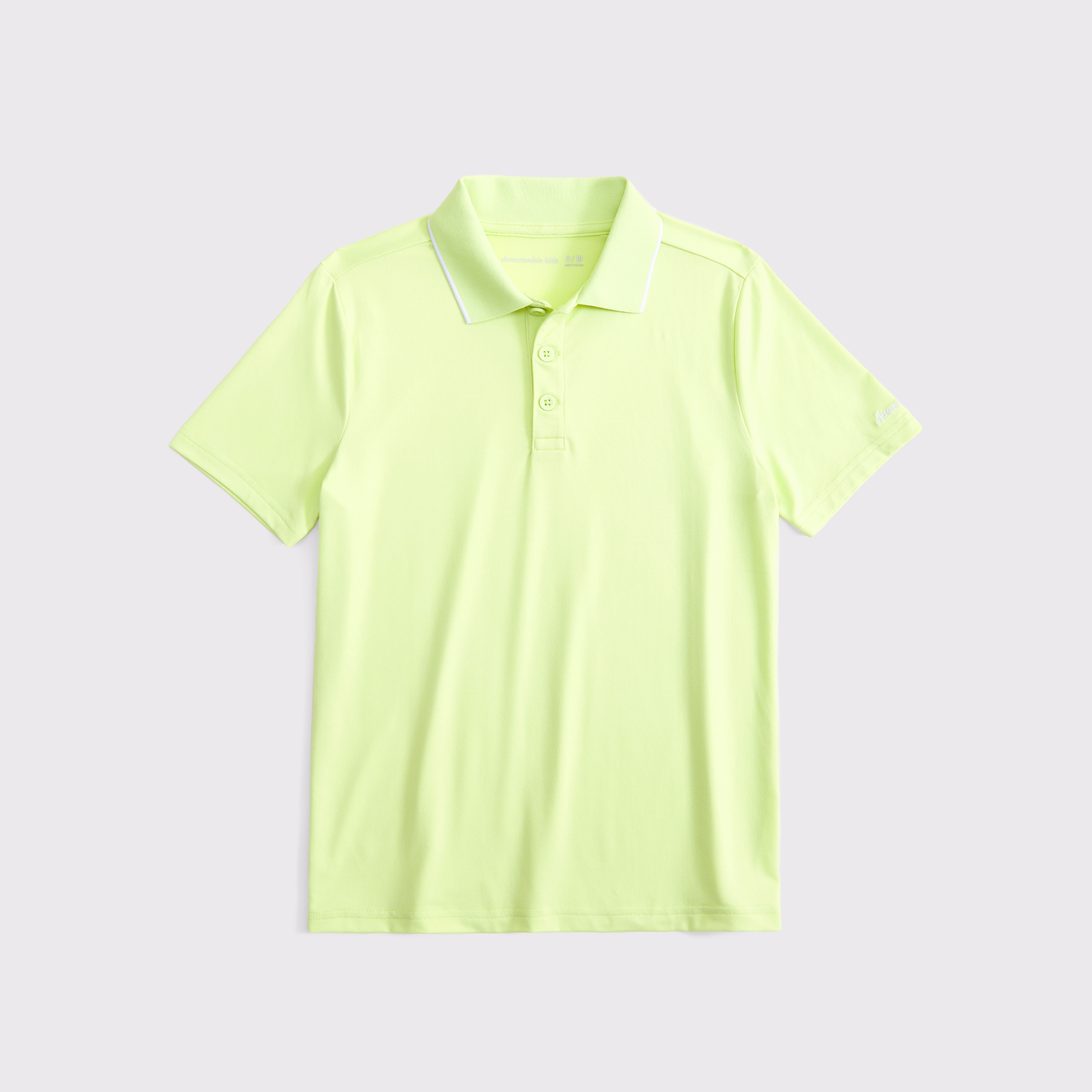 Abercrombie & Fitch Kids' Abercrombie Golf Club Active Airknit Polo In Green