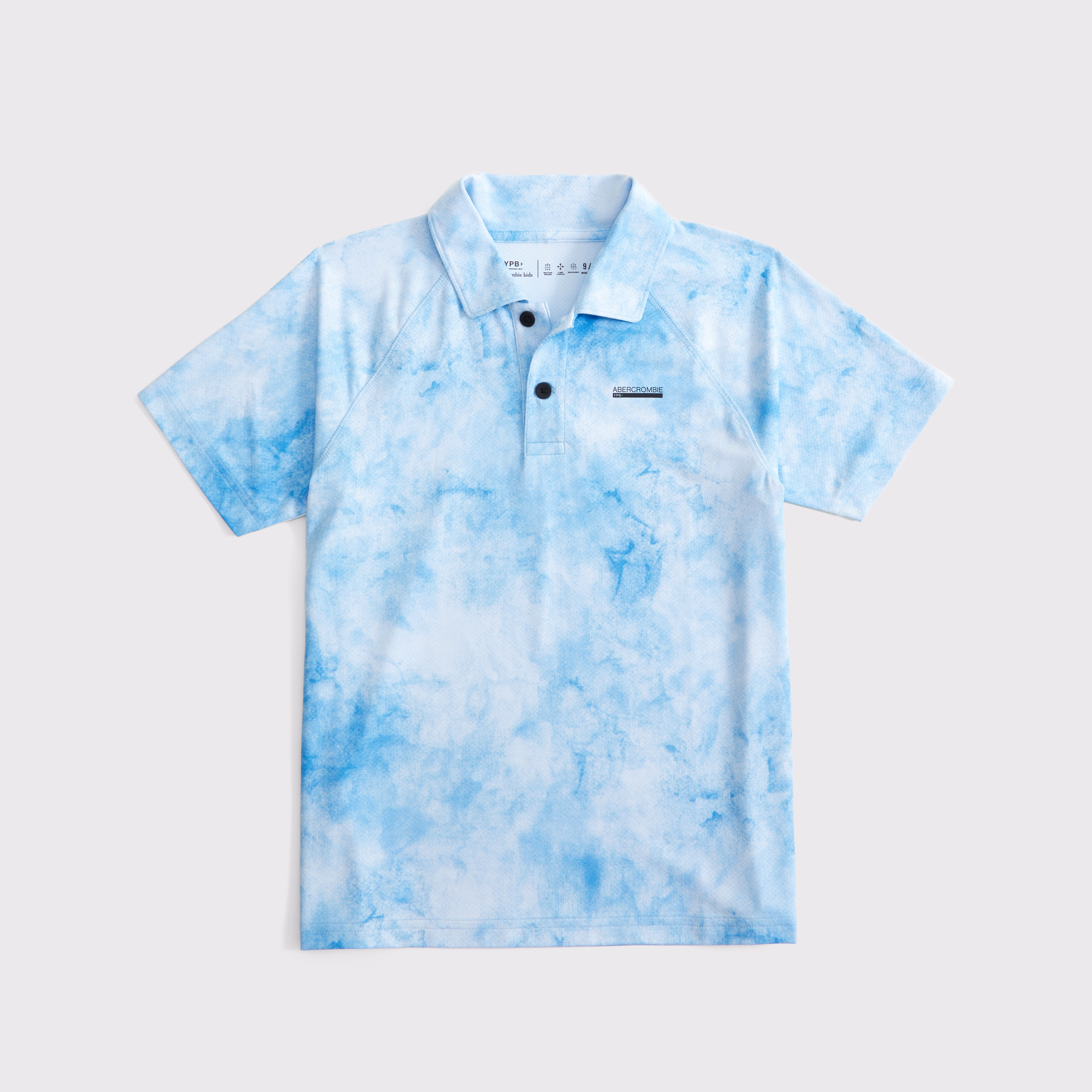 Abercrombie & Fitch Kids' Ypb Logo Polo In Blue