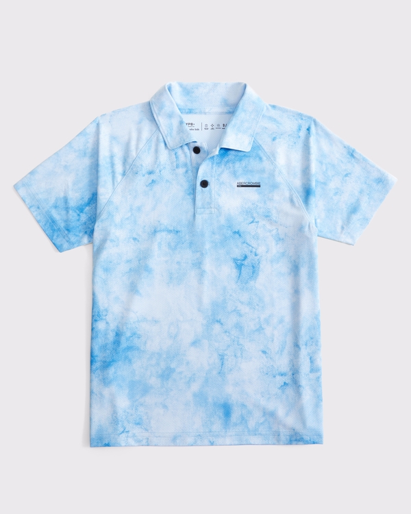 ypb logo polo, Blue Pattern view 1