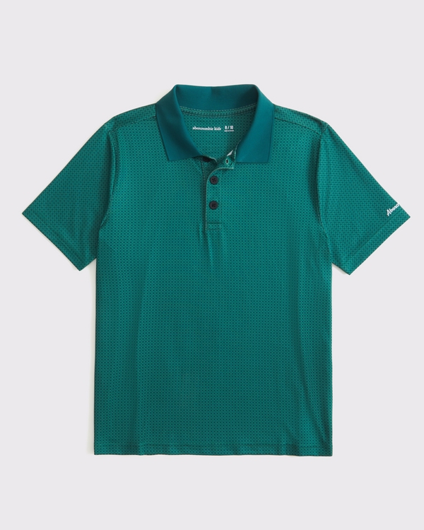 active airknit polo, Green view 1