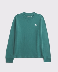 essential long-sleeve icon crew tee