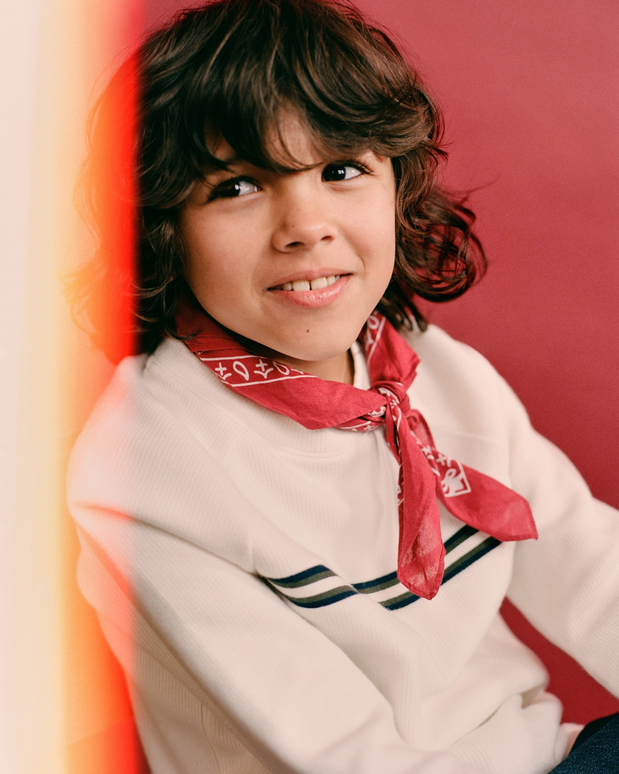 Abercrombie & Fitch Kids' Long-sleeve Vintage-inspired Tee In White