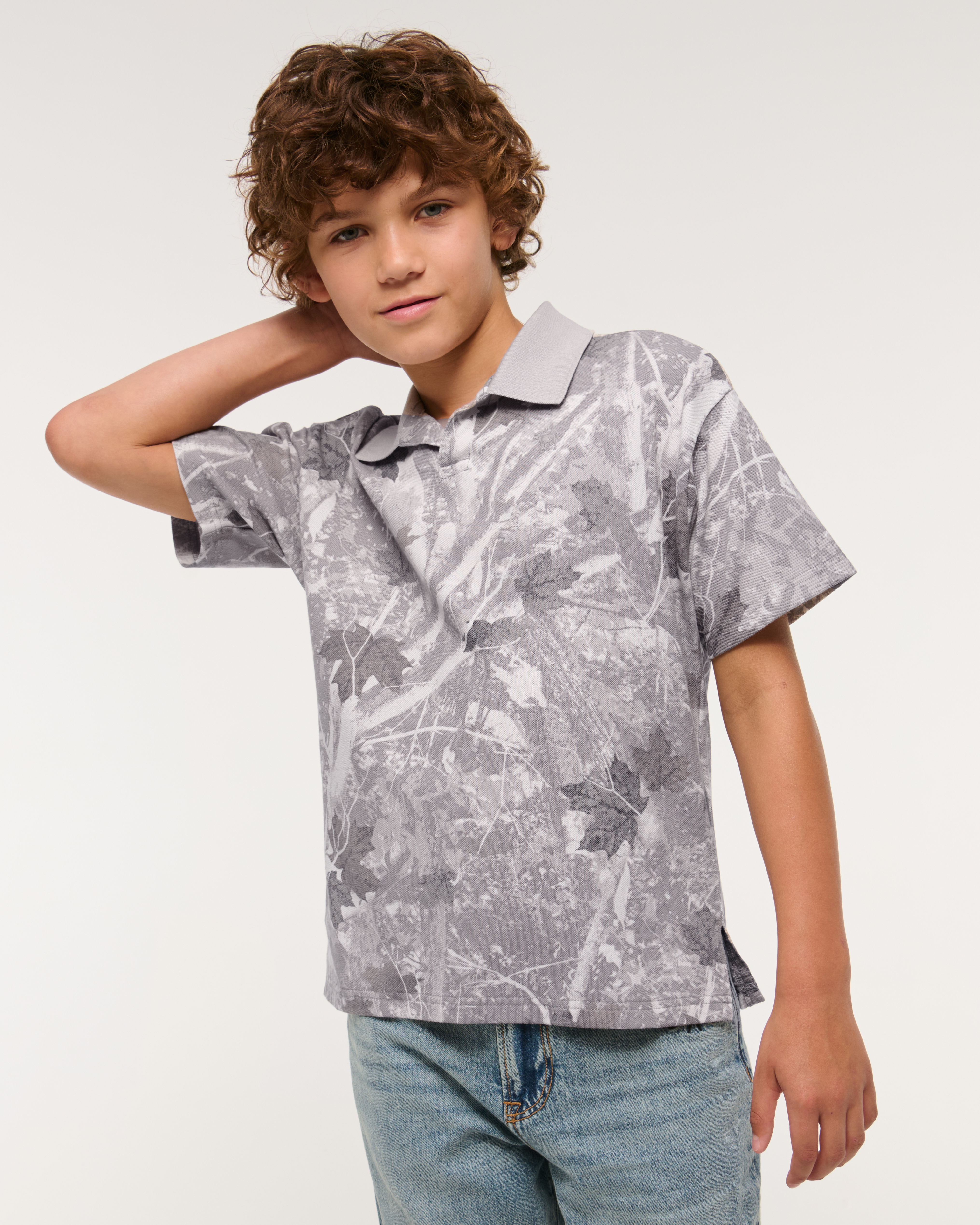 Abercrombie & Fitch Kids' Johnny Collar Icon Polo In Multi