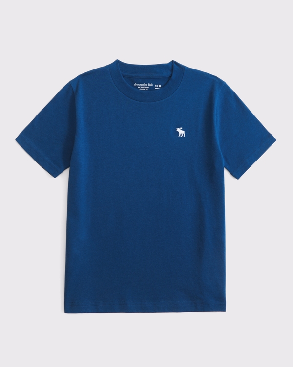 essential icon crew tee, Deep Ocean view 1