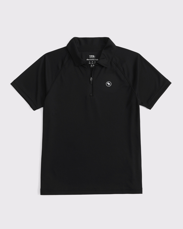 ypb logo polo, Black view 1