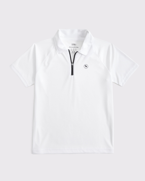 ypb logo polo, White view 1