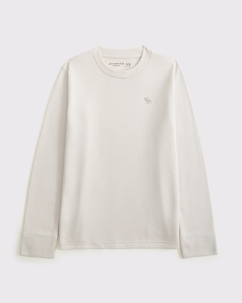 essential heavyweight long-sleeve icon crew tee