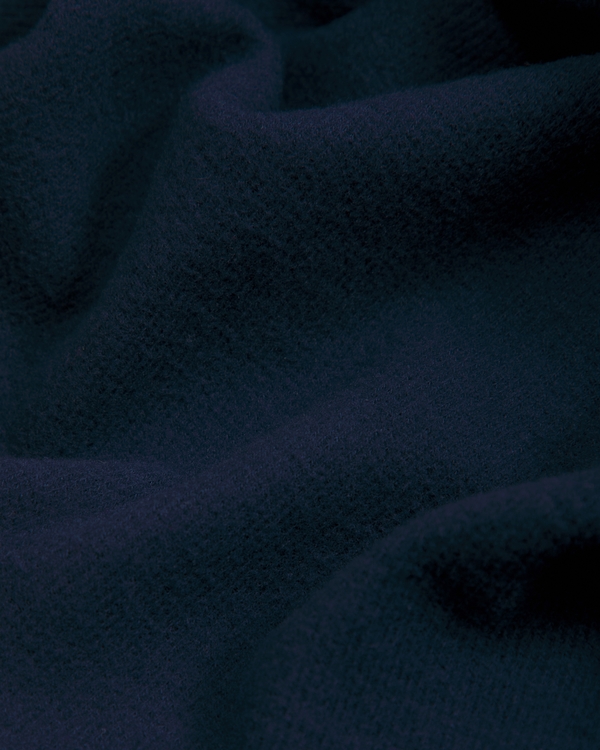 essential heavyweight long-sleeve icon crew tee, Deep Blue view 2