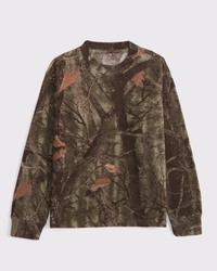 long-sleeve waffle icon tee