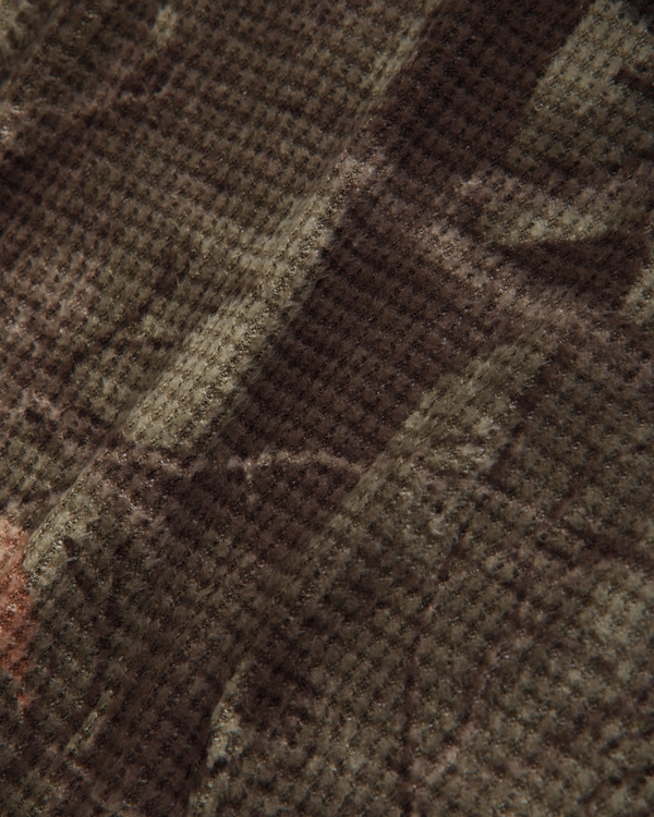 long-sleeve waffle icon tee, Camo view 2