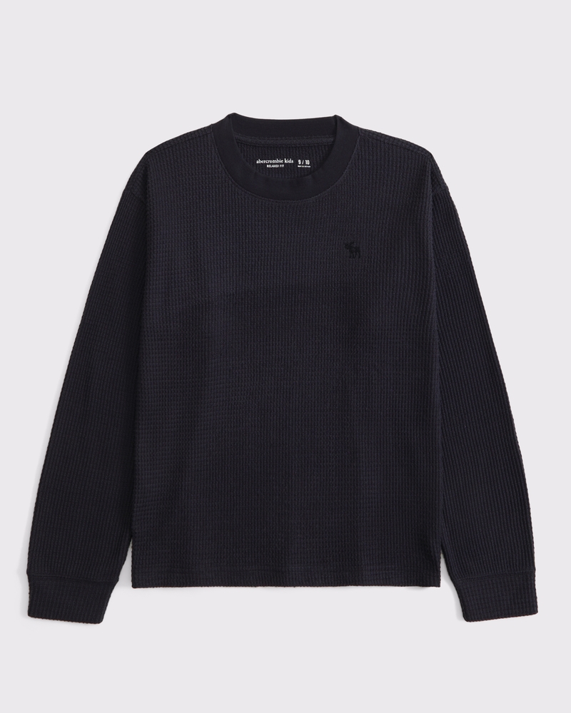 essential long-sleeve icon crew tee