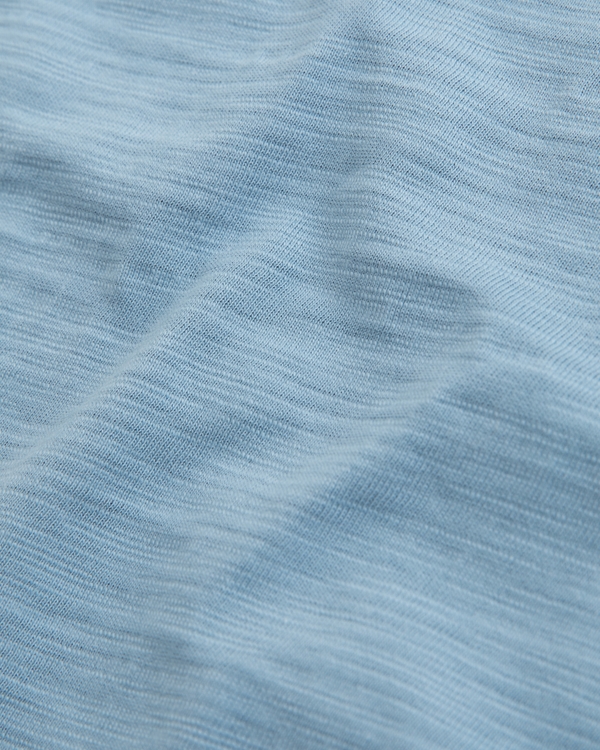 long-sleeve slub cotton icon henley