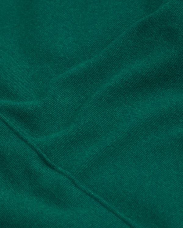 cozy hooded long-sleeve tee, Evergreen view 2