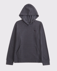 cozy hooded long-sleeve tee