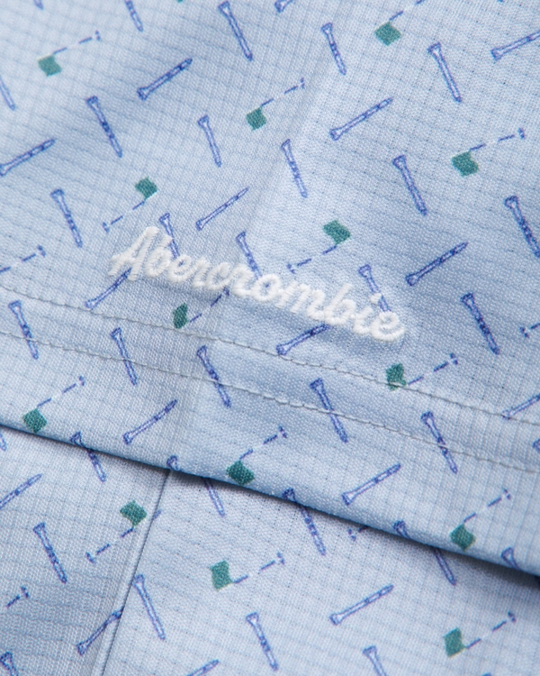 active airknit polo, Light Blue Pattern view 2