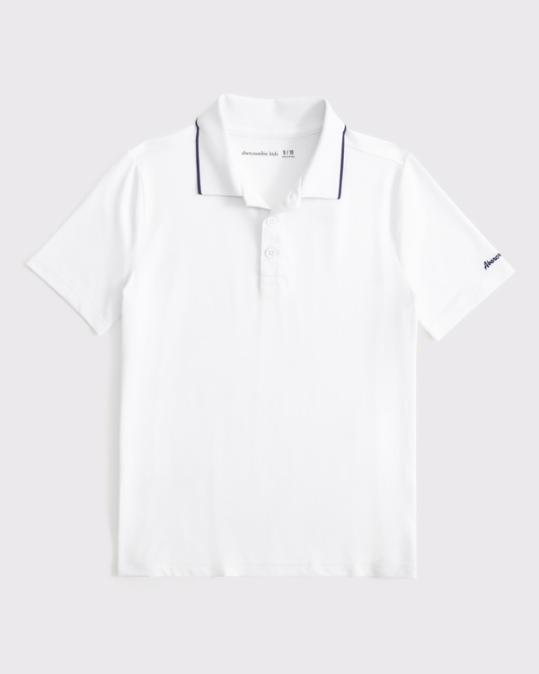 active airknit polo, White view 1