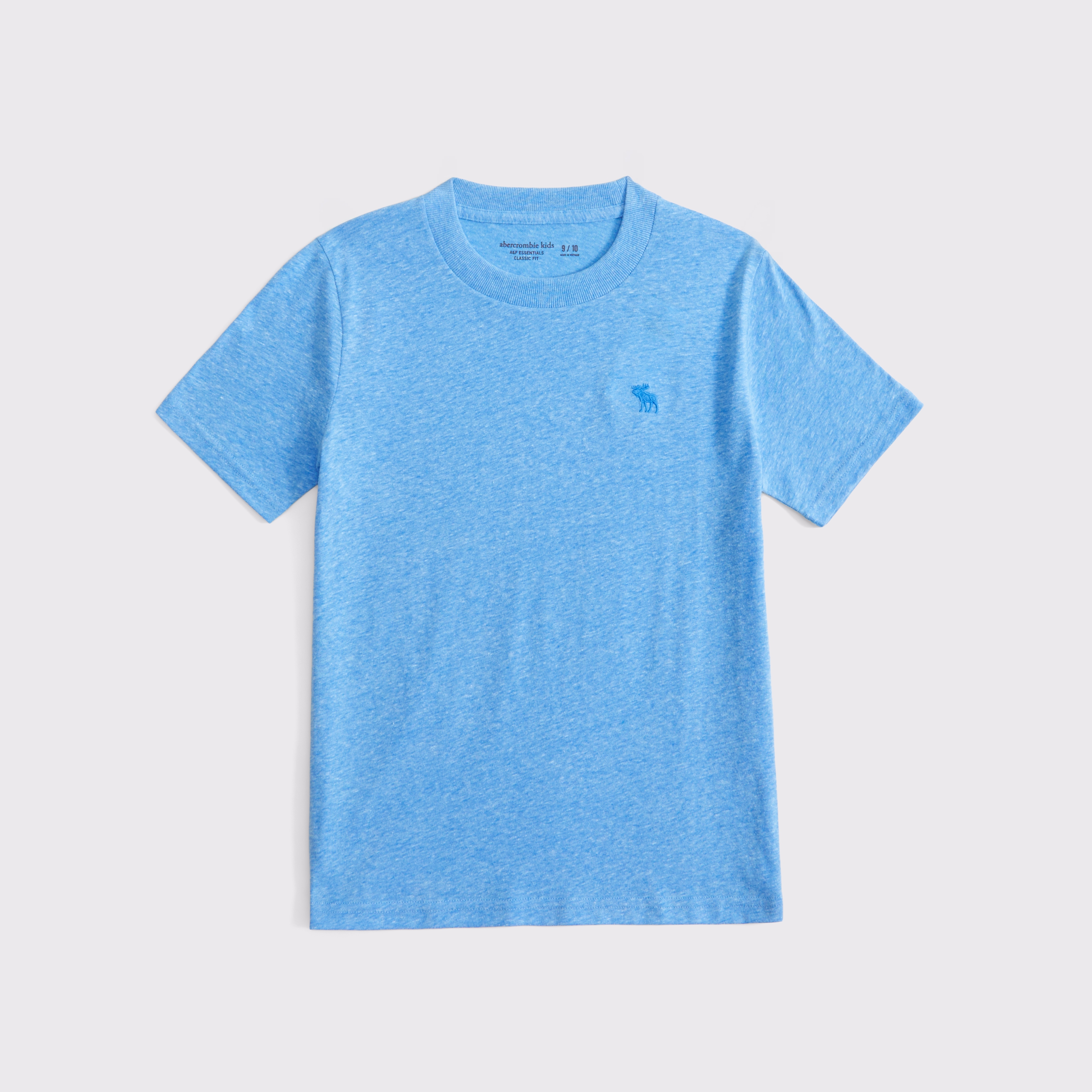 Abercrombie & Fitch Kids' Essential Icon Crew Tee In Blue