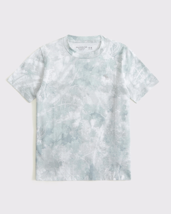 essential icon crew tee, Camo view 1
