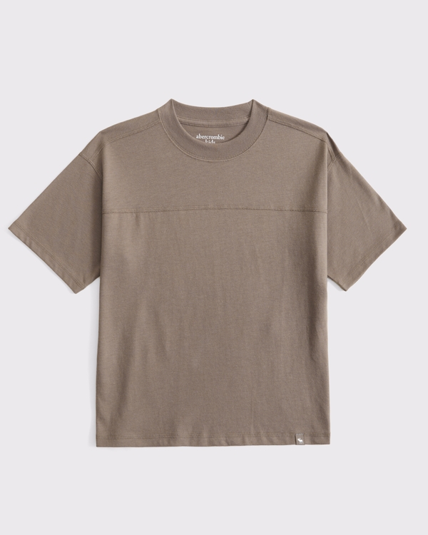yoke tee, Brown view 1
