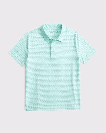 short-sleeve synthetic polo from Abercrombie & Fitch - $24.99