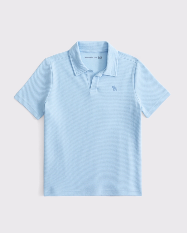 icon johnny collar polo, Light Blue view 1