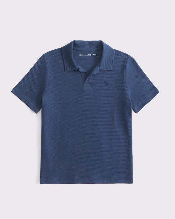 icon johnny collar polo, Blue view 1