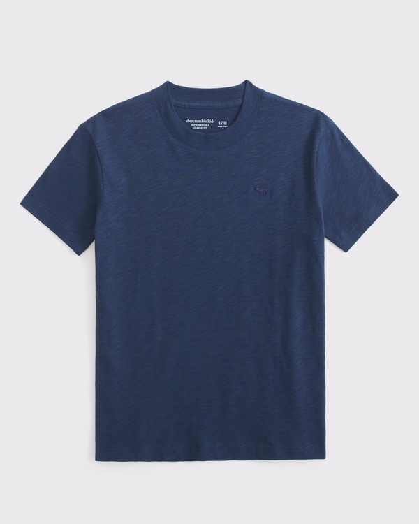 essential icon crew tee, Nautical Blue view 1